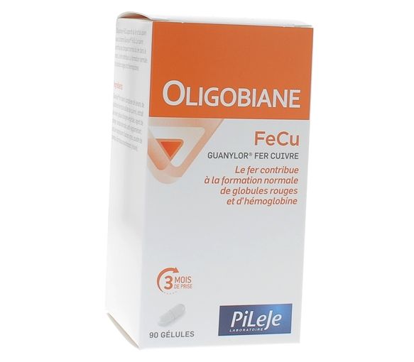 Oligobiane FeCu fer cuivre PileJe - boîte de 90 gélules