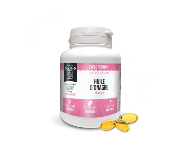Onagre confort féminin Dayang - Boite de 180 capsules