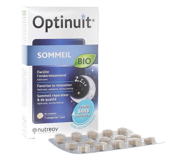 Optinuit sommeil bio Nutreov - boîte de 30 comprimés