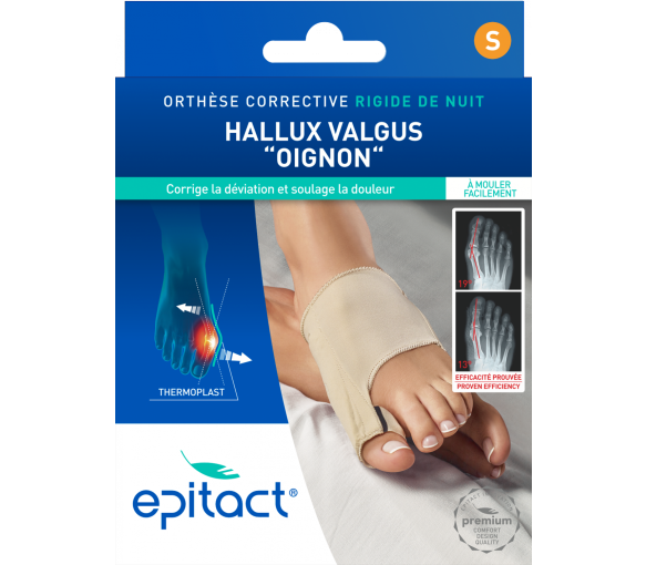 Orthèse corrective Hallux Valgus nuit Epitact - 1 unité taille S