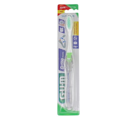 Ortho Travel Brosse à dents de voyage souple Gum - une brosse à dents - image 1