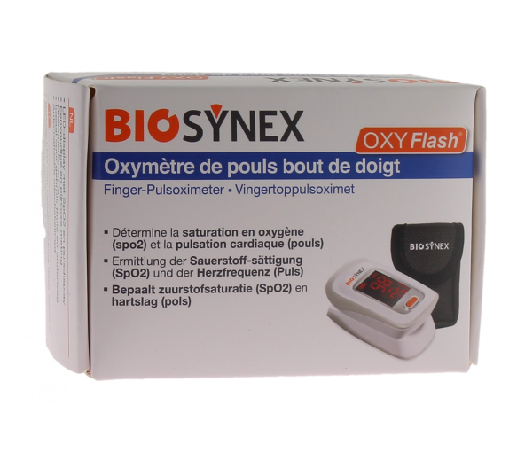 Oxymètre de pouls OxyFlash Biosynex - un oxymètre - image 1