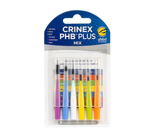 PHB Plus MIX Brossettes interproximales Crinex - lot de 6 brossettes - image 1