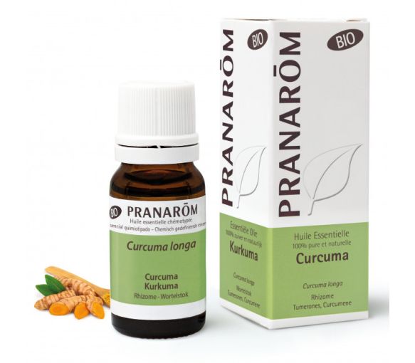 Huile essentielle curcuma longa bio Pranarôm - flacon de 10ml