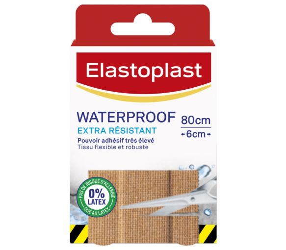 Pansement extra résistant waterproof Elastoplast - bande de 80 x 6 cm - image 1
