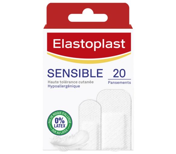 Pansement Sensible Elastoplast - boîte de 20 pansements - image 1