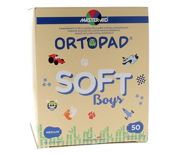 Pansement ophtalmique Soft Boys Ortopad - boîte de 50 pansements - image 1
