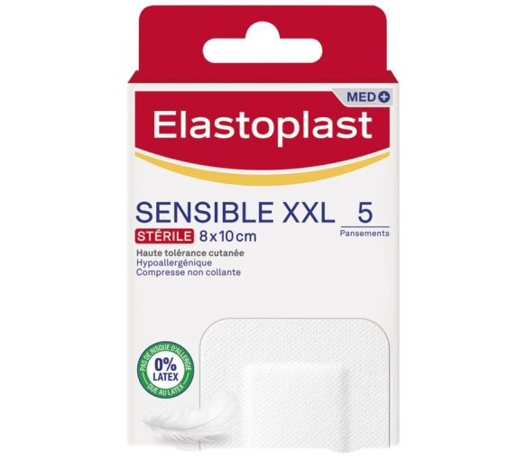Pansement sensible XXL stérile Elastoplast - boîte de 5 pansements - image 1