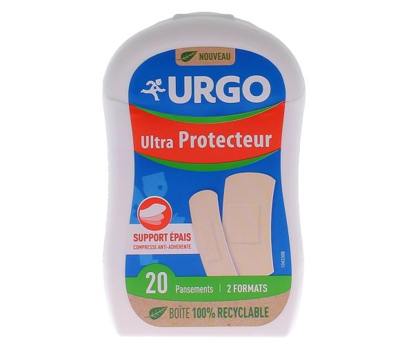 Pansement ultra-protecteur Urgo - boîte de 20 pansements de 2 formats - image 1