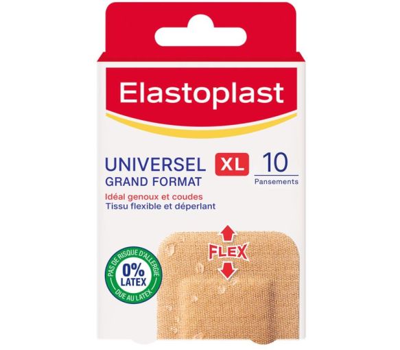 Pansements Universel grand format XL Elastoplast - boîte de 10 pansements - image 1