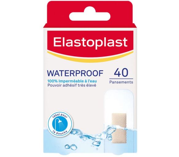 Pansements Waterproof Elastoplast - boîte de 40 pansements - image 1