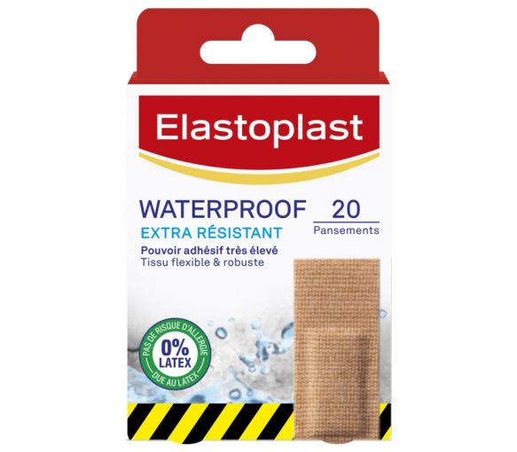 Pansement extra résistant waterproof Elastoplast - boîte de 20 pansements - image 1