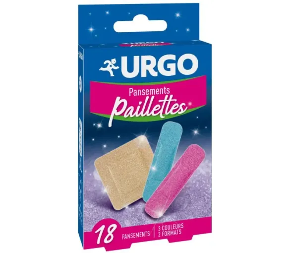 Pansements paillettes Urgo - boîte de 18 pansements - image 1