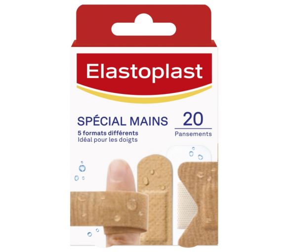 Pansements spécial mains Elastoplast - boîte de 20 pansements - image 1