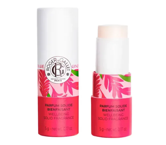 Parfum solide bienfaisant gingembre rouge Roger & Gallet - stick de 5g - image 1