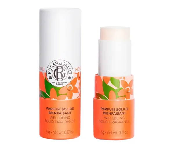 Parfum solide bienfaisant néroli Roger & Gallet - stick de 5g - image 1