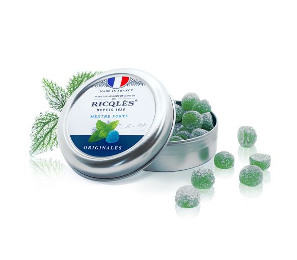 Pastilles à la menthe forte Originales Ricqlès - boîte de 45 g