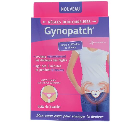Patch Règles Douloureuses Gynopatch - Boîte de 3 patchs