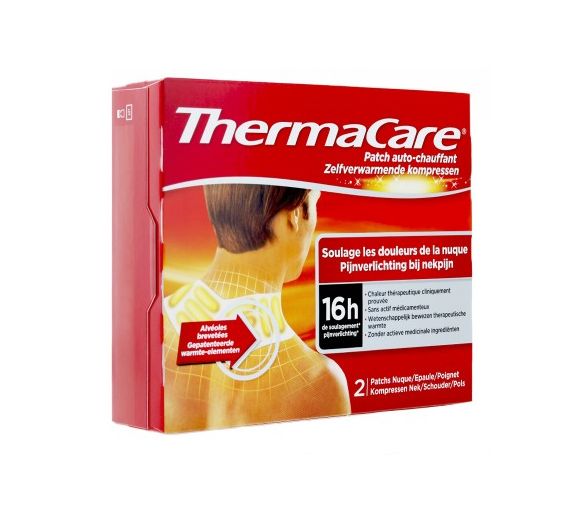 Patch auto-chauffant 8h nuque épaule poignet ThermaCare - 2 patchs