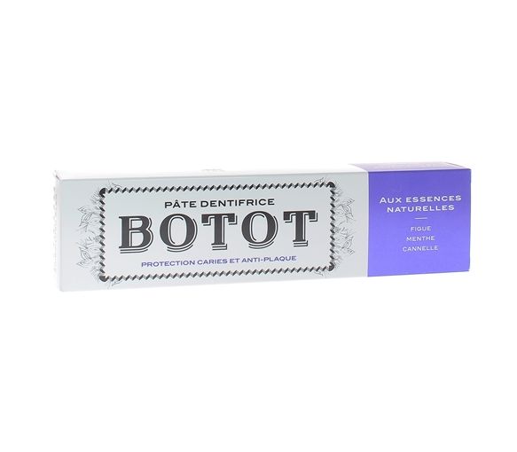 Pâte dentifrice figue menthe cannelle Botot - tube de 75 ml