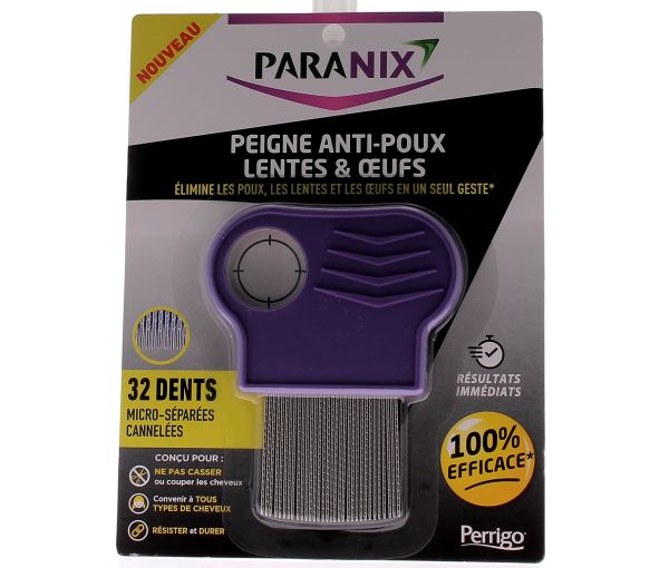 Peigne anti-poux lentes et oeufs Paranix - 1 peigne - image 1