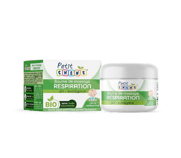 Petit Chêne baume respiration bio Les 3 Chênes - pot de 40ml - image 1