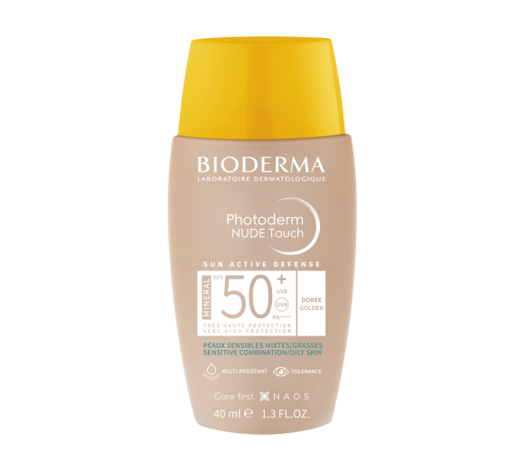 Photoderm Nude Touch SPF50+ teinte dorée Bioderma - flacon de 40 ml - image 1