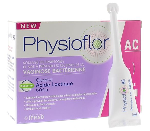 Physioflor AC vaginose bactérienne Iprad santé - boite de 8 unidoses