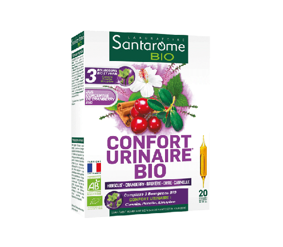 Phyto Confort Urinaire Bio Santarome Bio - boîte de 20 ampoules