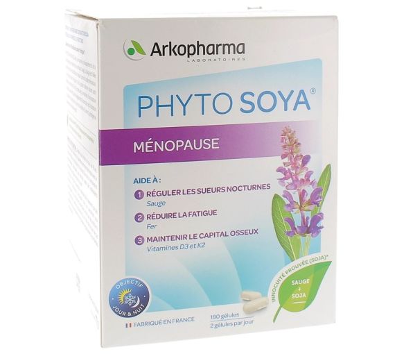 Phyto Soya ménopause Arkopharma - boîte de 180 gélules