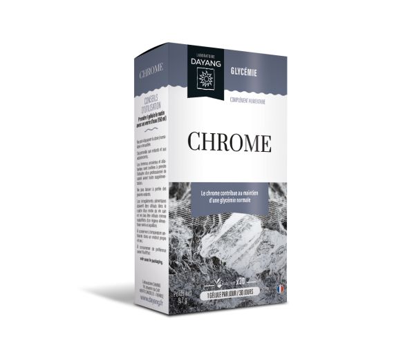 Picolinate de Chrome Dayang - boîte de 30 gélules végétales