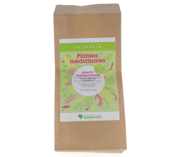 Plantes médicinales Tilleul Bractée Calmelia Marque verte - boîte de 25 g