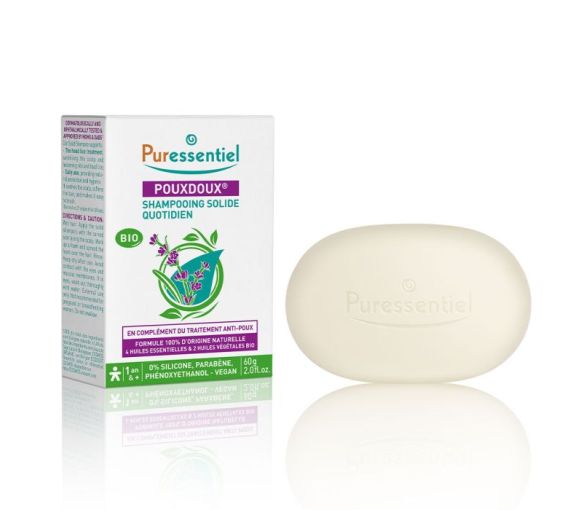 Poudoux Shampooing solide quotidien bio Puressentiel - pain de 60g - image 1