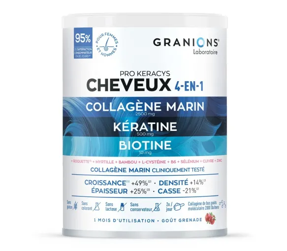 Pro Keracys collagène cheveux 4-en-1 Granions - pot de 300g - image 1