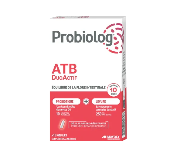 Probiolog ATB DuoACtif Mayoly Spindler - boîte de 10 gélules - image 1