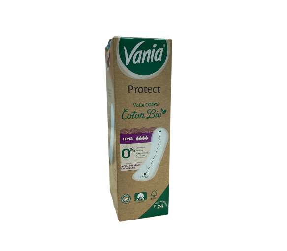 Protect protège-slip coton bio long Vania - boite de 24 protège-lingeries - image 1