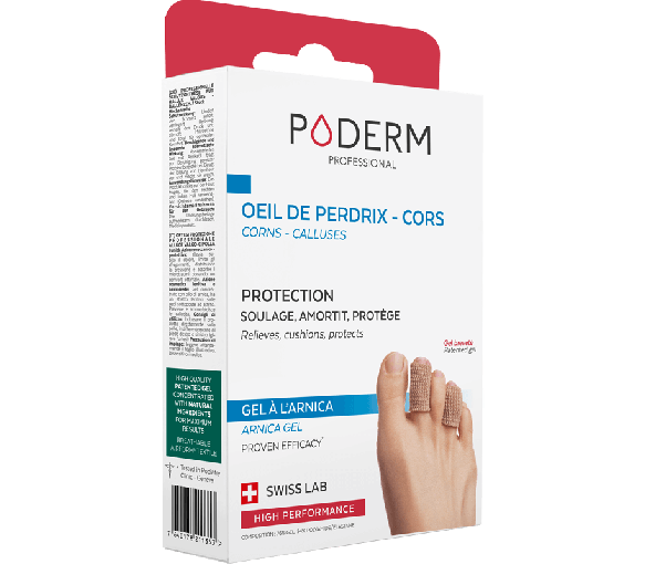 Protection Cors-oeil de perdrix Digitube gel arnica Poderm - boîte de 2 unités de 15cm - image 1
