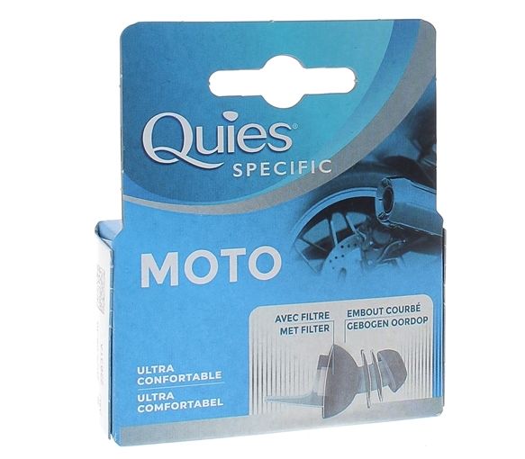 Protection auditive moto Quies - boîte d'une paire