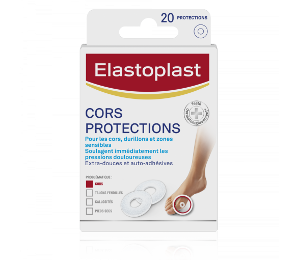 Protections apaisantes pour cors Elastoplast Foot Expert - boîte de 20 protections - image 1