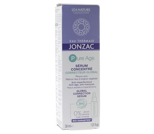 Pure Age Sérum concentré correcteur global Eau thermale Jonzac - flacon de 30ml