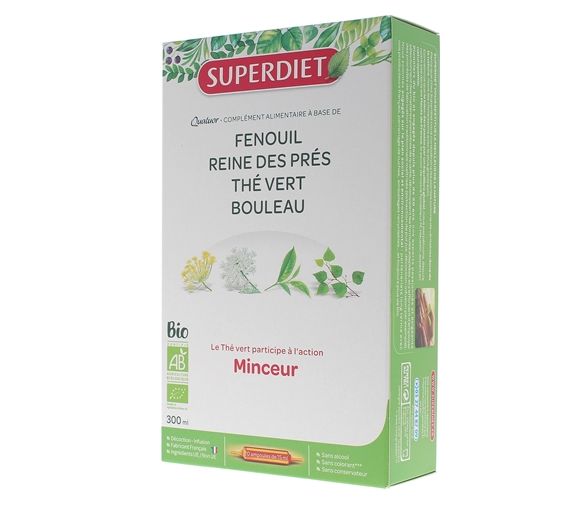 Quatuor Minceur bio Super Diet - 20 ampoules - image 1