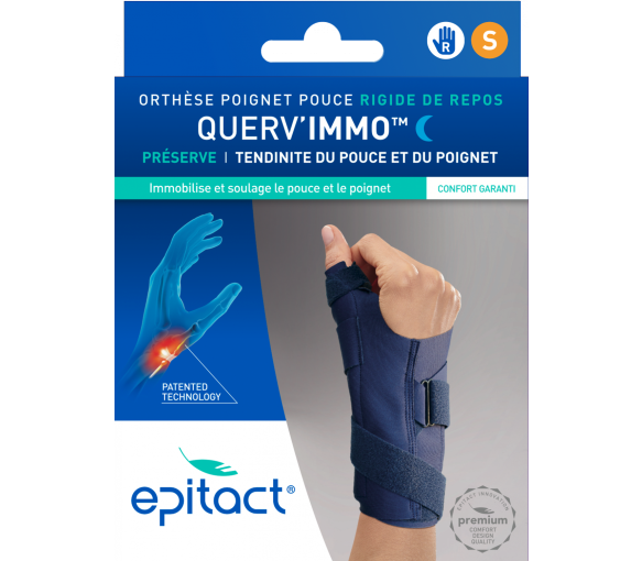 Querv'Immo Orthèse rigide de repos poignet pouce Epitact - une orthèse - image 2