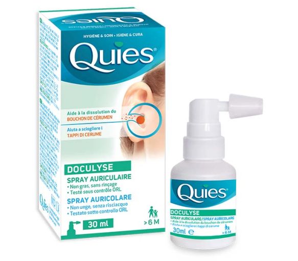 Doculyse anti-bouchon de cérumen Quies - spray de 30 ml
