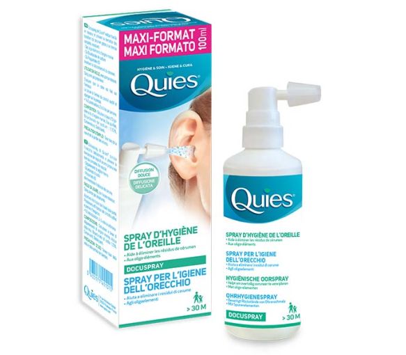 Docuspray hygiène de l'oreille Quies - spray de 100 ml