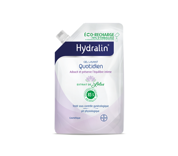 Quotidien Gel lavant Hydralin - éco-recharge de 400ml - image 1