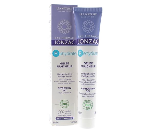 REhydrate Gelée fraîcheur bio Eau Thermale Jonzac - tube de 50 ml