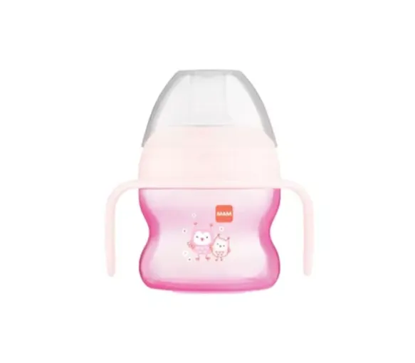 Tasse à bec souple 6mois et plus rose MAM - 1 tasse de 150 ml