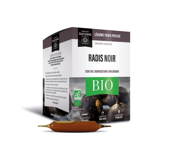Radis noir Bio Dayang - boîte de 20 ampoules