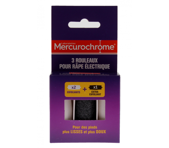 Recharge râpe électrique Mercurochrome - boîte de 3 rouleaux - image 1