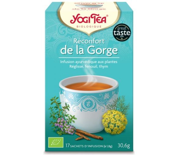 Reconfort gorge BIO Yogi Tea - boite de 17 sachets